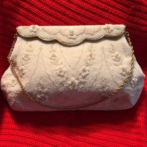 Vintage bag with gold